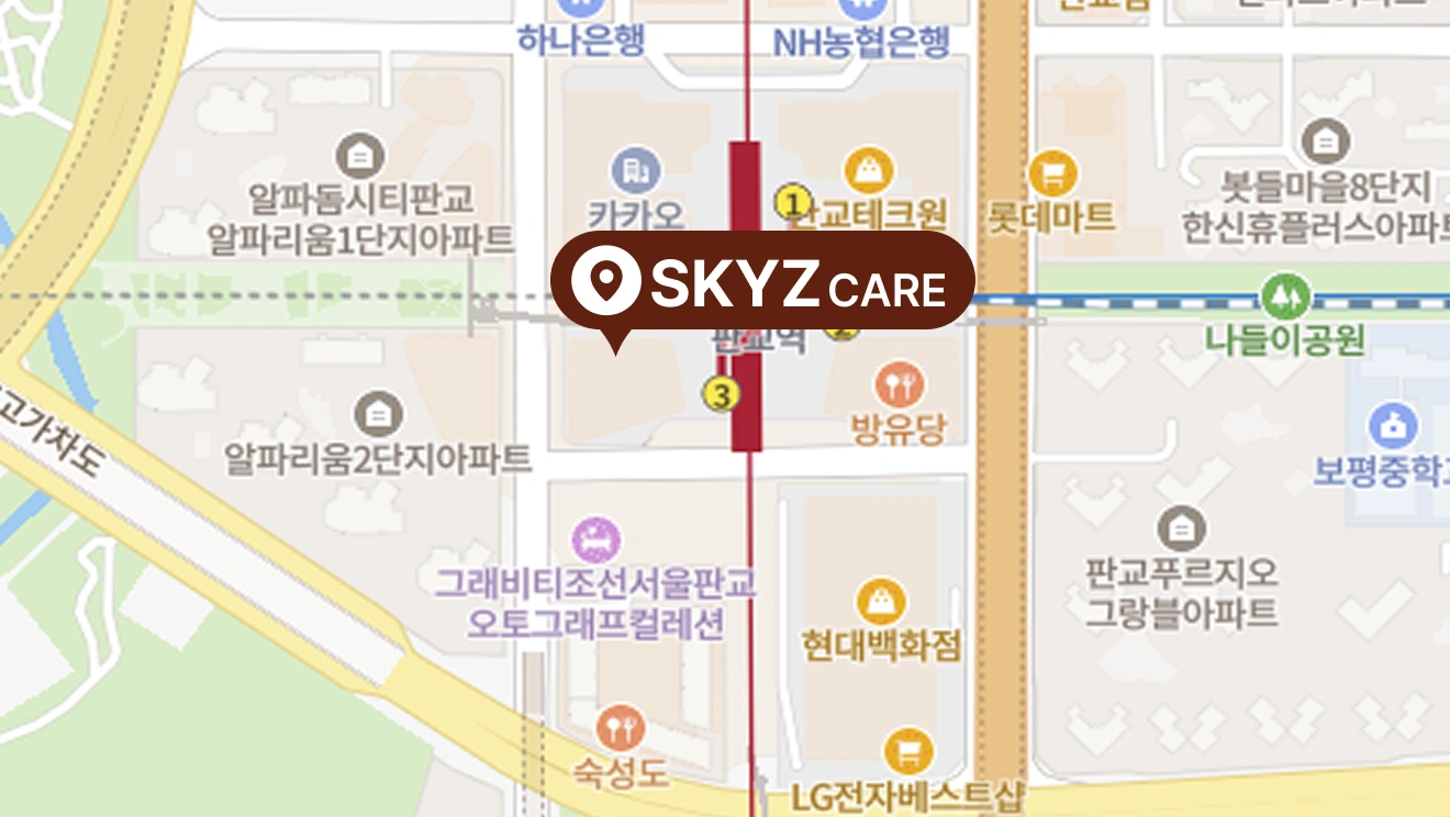 심리상담센터 오시는길 지도